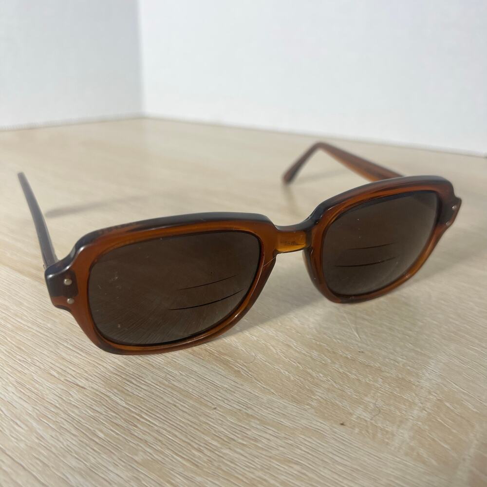 Vintage Romco 4 1/4 - 5 1/2 RO 52-22 Eyeglasses READ DESC FRAMES ONLY Brown